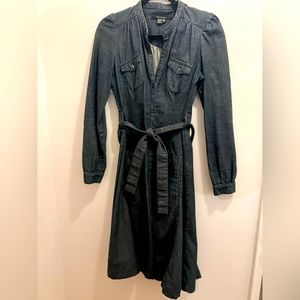 Zara Denim Long Dress